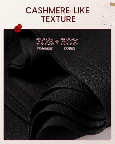 Turnshine Pashmina Shawl Wrap Soft Cashmere Feel Blanket Scarf for Women, Wedding & Evening Wrap, Winter Warm Fashion Scarves thumbnail 5