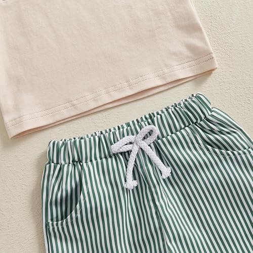 Sprifallbaby Baby Boy Summer Clothes Tropical Palm Tree Print T-shirt Shorts Set Infant Toddler Hawaiian Beach Outfits thumbnail 6