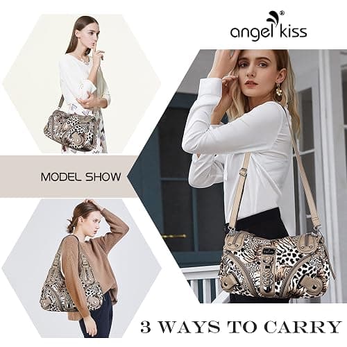 Angelkiss Hobo Purses and handbags for Women Satchel Handbag Women Purses Large Daily Shoulder Bags thumbnail 8