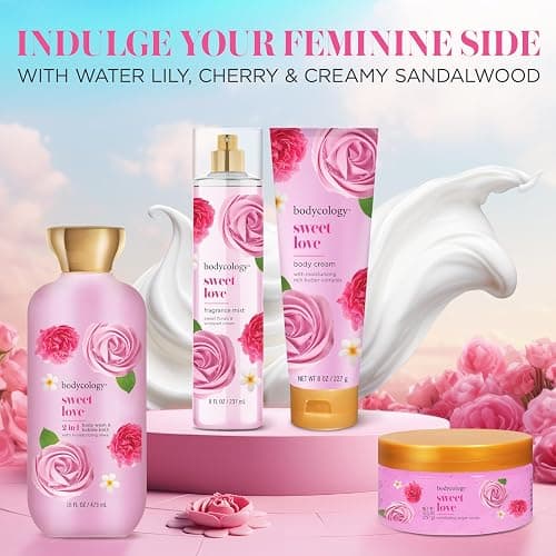 Bodycology Long-Lasting Fragrance Body Mist, Sweet Love, 8 fl oz thumbnail 6