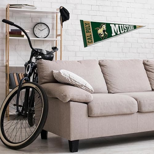 Rico Industries NCAA Cal Poly Mustangs 12" x 30" Felt Wall Décor Pennant - Great for Home/Bed Room/Man Cave Décor thumbnail 3