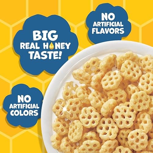 Honeycomb Breakfast Cereal, Made with Real Honey, 10 oz Box | Made With Whole Grain, No Artificial Colors And Flavors, Dye Free, On The Go Treat, Snack For Kids And Adults thumbnail 4