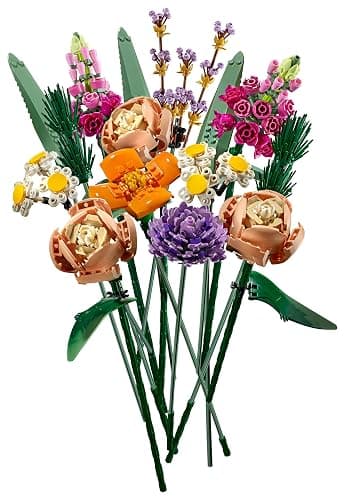 LEGO Botanicals Flower Bouquet - Artificial Flowers Set for Adults incl. Roses, Snapdragons, Poppies, Asters & Daisies - Home Decor Gift Idea for Women and Men - Botanical Collection - 10280 thumbnail 10