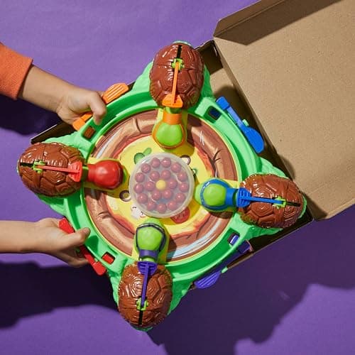 Hasbro Games Hungry Hungry Hippos: Teenage Mutant Ninja Turtles Edition Game | Ages 4 and Up | 2 to 4 Players | Kids Board Games | Gifts for Preschoolers (Amazon Exclusive) thumbnail 7
