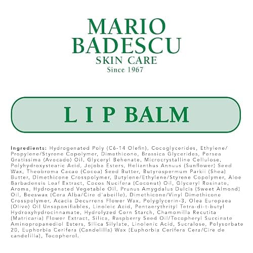Mario Badescu Moisturizing Lip Balm for Dry Cracked Lips, Infused with Coconut Oil and Shea Butter, Ultra-Nourishing Lip Care Moisturizer for Soft, Smooth and Supple Lips thumbnail 7