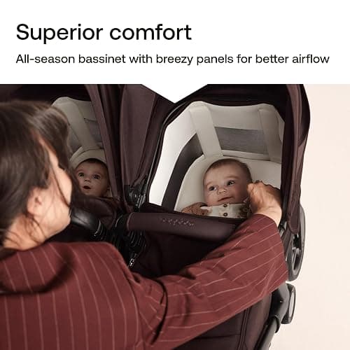 Bugaboo Donkey 6 Single-to-Double Convertible Stroller - Heritage Black | Side-by-side design, newborn and toddler use, XL storage basket, one-hand steering thumbnail 7