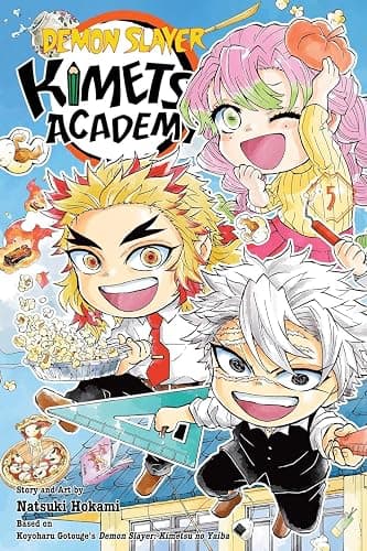 Demon Slayer Kimetsu Academy Volume 1-5 Books Collection Set By Natsuki Hokami & Koyoharu Gotouge thumbnail 8