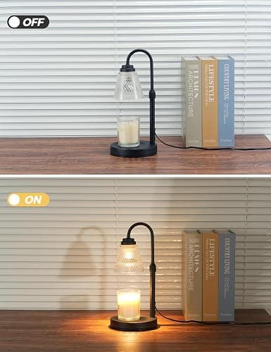 QUTADI Candle Warmer Lamp with Timer Dimmer, Birthday Gifts for Mom Women Friend Sister, House Warming Gifts, Wax Melt Warmer, Office Apartment Dorm Room Home Decor thumbnail 8