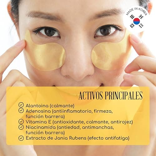 KOCOSTAR Princess Eye Patch Gold - 30 Pairs Korean Eye Pads Against Dark Circles, Wrinkles, Fine Lines with 24K Gold, Niacinamide, Lavender Oil - Gentle Anti-Ageing Eye Patches, Pads for All Skin thumbnail 5