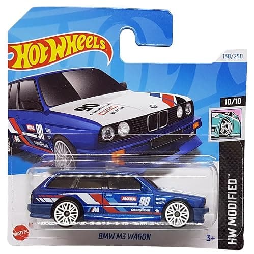 Hot Wheels - BMW M3 Wagon - HW Modified 10/10 - HRY67 - Short Card - Motul - Good Year - Bilstein - Dark Blue Metallic - Mattel 2024 - 1:64 - Image 1