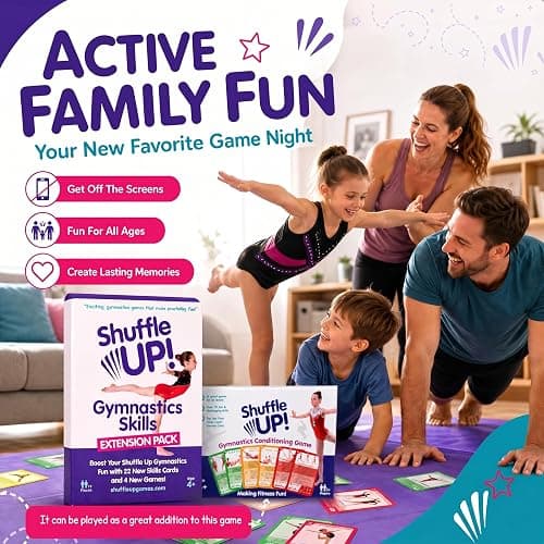 Shuffle Up Gymnastics Skill Pack - 22 Skills, Gymnastic Equipment for Girls thumbnail 3