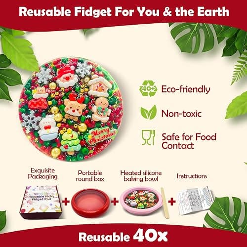 Reusable Picky Fidget Pad, Remeltable Big Pick Party Toy, Skin Picking Fidget Toys, Reusable Picking Pad, Toys for Treating Skin Picking, Anxiety, Autism, and Autism, Relief Stress, Gifts for Adults thumbnail 4