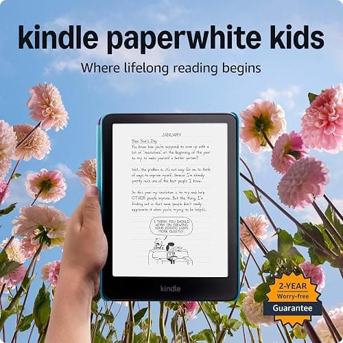 Amazon Kindle Paperwhite Kids 16GB (newest model) – Larger 7" glare-free display. Kids read an average of 1+ hour per day with Kindle – Diary of a Wimpy Kid thumbnail 8