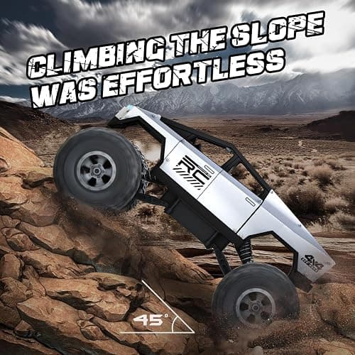 WIAORCHI 1:12 Scale RC Cars Remote Control Car, 4WD Off-Road Truck, Metal Shell LED Headlights Offroad Monster RC Truck, 4x4 All Terrain Hobby RC Cars Toys for Boys Kids Adults Gifts 8-12 thumbnail 7