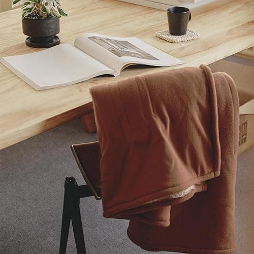 Heated Blanket-Electric Blanket,50"x60"Soft Heated Throw Blanket with 5 Heating Levels & 3 Hours auto-Off,Over-Heat Protection Fast-Heating,Machine Washable（Nut） thumbnail 5
