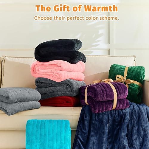 BOMOVA Electric Heated Blanket Single Throw (130x160cm,Light Pink)-Flannels Fleece Winter Warm Blanket,10-Level Heating & 5 Auto Timer,Cozy Sofa Throw for Home Office,Xmas House Warming New Home Gifts thumbnail 6