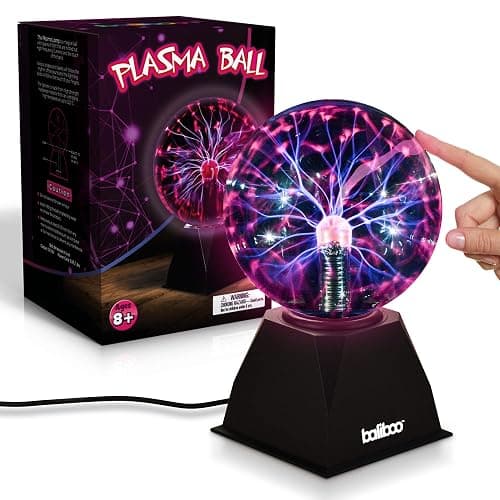 6" Plasma Ball Light – Touch Activated Lightning Globe - Image 1