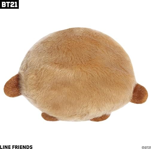 Aurora® Lovable BT21 Palm Pals™ SHOOKY Stuffed Animal - Collectible Fun - Delightful Cuteness - Brown 5 Inches thumbnail 3