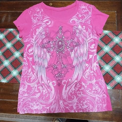 Emo Grunge Top Short Sleeve Y2k Shirts Vintage Streetwear Tops Women 2000s Fashion thumbnail 5