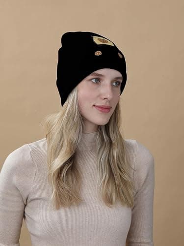 Bavace Capybara Hat Beanie Gifts for Women Men Funny Capybara Lover Christmas Birthday Decoration Embroidered Knit Gifts thumbnail 5