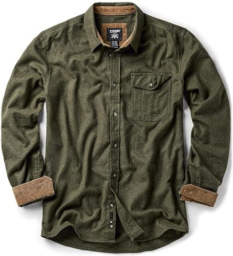 CQR Flannel Shirt Plaid Shirt Work Shirts - Image 1