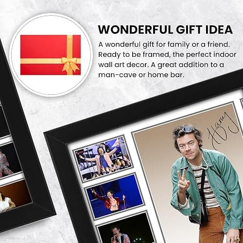 Harry Styles Signed Poster Print - Limited Edition Autograph Fan Gift – Collectible Memorabilia Merchandise (Unframed A3 (30x40cm)) thumbnail 5