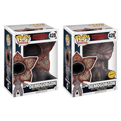 Funko Pop! Stranger Things Demogorgon (Chase & Common #428) 2-Pack Bundle – Official Netflix Collectible Vinyl Figures - Image 1