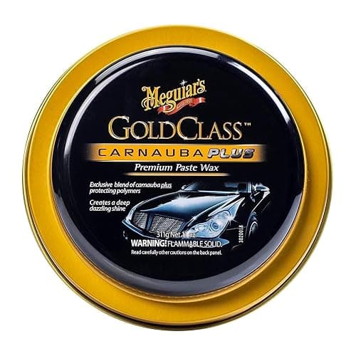 Meguiar's G7014J Gold Class Carnauba Plus Premium Paste Wax, Creates a Deep Dazzling Shine – 11 Oz Container - Image 1