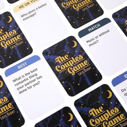 The Couples Game Late Night [Fun Adult Card Game for Date Nights | Romantic Couples Gift for Him or Her | 150 Questions for 2 Players | Perfect For Anniversary, Engagement, Valentine's Gift] thumbnail 4