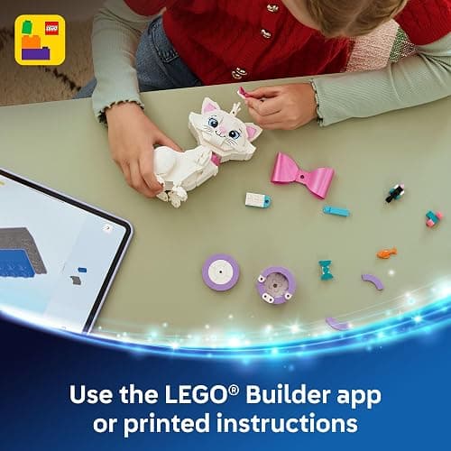 LEGO Disney The Aristocats Adorable Marie Toy Building Set - Bedroom or Desk Decor for Girls & Boys, Ages 7+ - Disney Gifts for Birthdays - 43286 thumbnail 6
