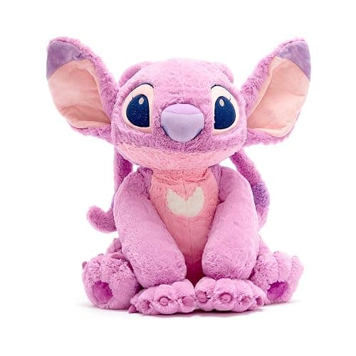 Disney Store Official Angel Large Soft Toy, Lilo and Stitch, 55cm/21”, Plush Cuddly Character, Pink Alien with Embroidered Details and Soft Feel Finish - Angel - Image 1