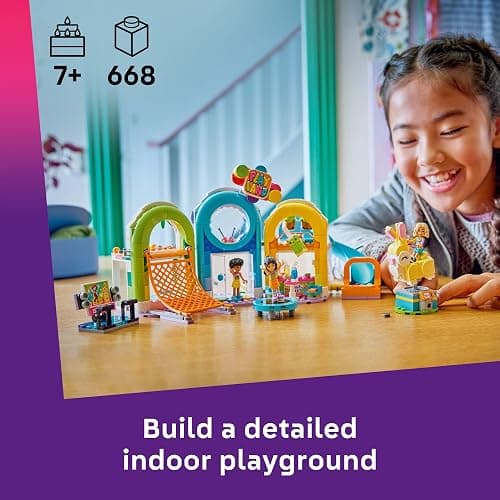 LEGO Friends Fun Indoor Playground Building Toy for Girls & Boys - Pretend Play Set for Kids, Ages 7+ - W/Sonia, Liann & Nova Minidolls & Accessories - Gift Idea for Birthdays - 42686 thumbnail 2