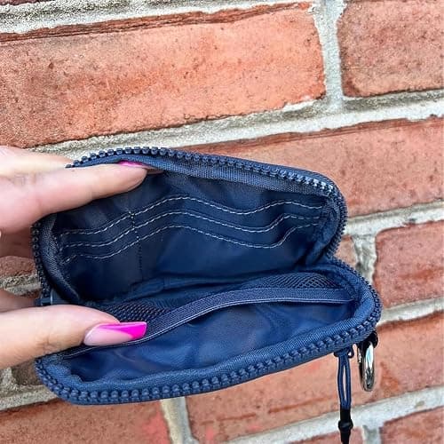 The Iris' Wallet 2nd Gen, Iris Pouch Wristlet, Zippered Card Case With Id Window/Hand strap, Small Wristlet Wallets For Women (Green) thumbnail 7
