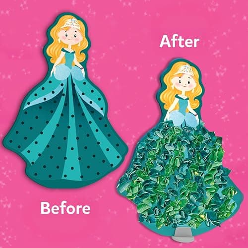 Skillmatics Poke-in Art - Magical Princesses, Mess-Free Fun for Kids, DIY Wood Craft Kits, Creative Activity, Christmas Gifts for Girls & Boys Ages 4, 5, 6, 7, 8, 9 thumbnail 7