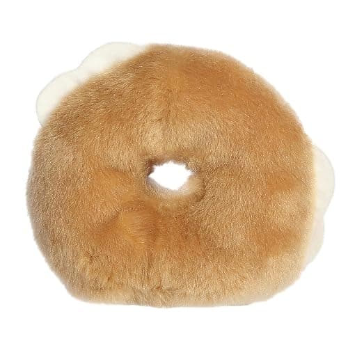 Aurora® Adorable Palm Pals™ Tony Everything Bagel™ Stuffed Animal - Fun Collectible Plush for Kids and Adult Collectors - Perfect for Decorating Rooms and Birthday Gifts - Brown 4.5 Inches thumbnail 5