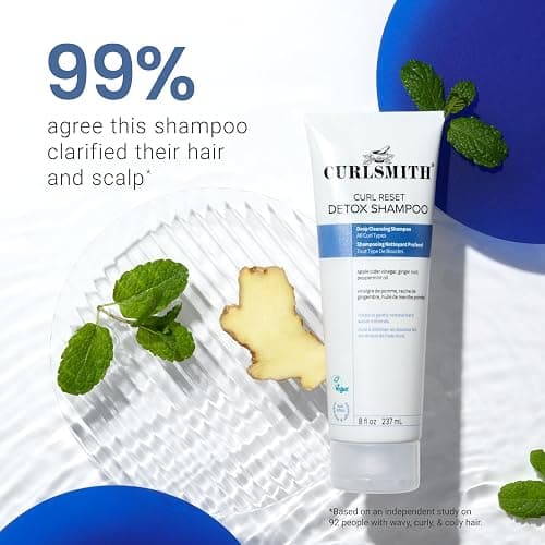 CURLSMITH Detox Shampoo - Clarifying Shampoo for All Hair Types - Removes Build-Up to Refresh & Revive Curls (8 oz) thumbnail 7