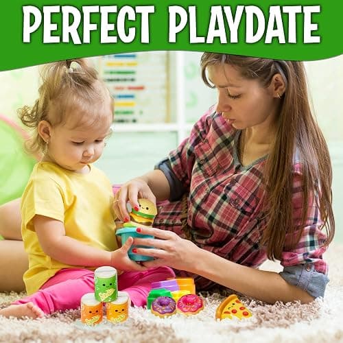 Playbees Mini Squish Fast Food Toys - 10 Pack - Assorted Designs Slow-Rise Stress Relief Toys for Kids, Mini Fidget Toys for Sensory Play, Party Favors, Junk Food Goodie Bag Fillers for Boys & Girls thumbnail 5