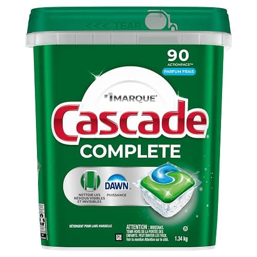 Cascade Complete Dishwasher Detergent Pods, Dish Detergent Soap, Fresh Scent, 90 Count thumbnail 14