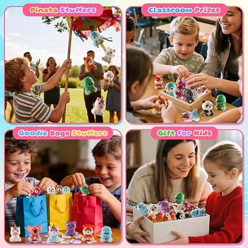 KissFuture 24 PCS Animal Slow Rising Squishy Toys, Squeeze Toys, Party Favors for Kids, Pinata Stuffers, Goodie Bags Stuffers, Birthday Gifts for Boy & Girls, Classroom Prizes thumbnail 6