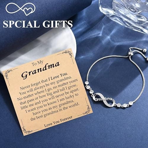 OAVOOK Infinity Bracelet for Women Special Jewelry Gift for Her | for Mothers Day, Birthday, Christmas Stocking Stuffer thumbnail 3