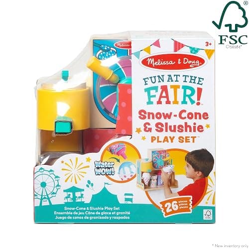 Melissa & Doug Fun at The Fair! Wooden Snow-Cone and Slushie Play Food Set - FSC Certified thumbnail 4