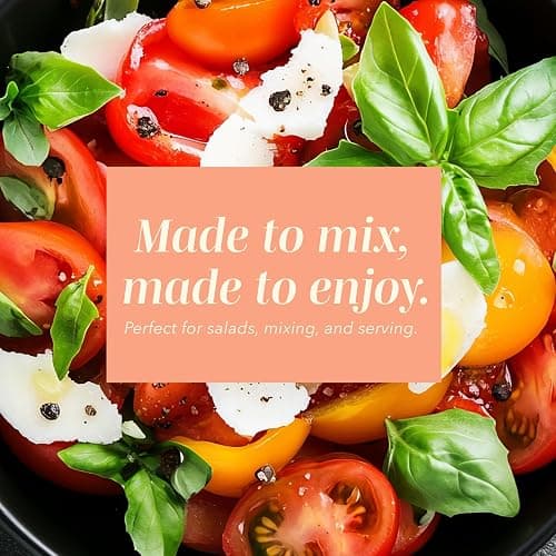 COOK WITH COLOR Mixing Bowls with Lids - 12 Piece Plastic Nesting Bowls Set includes 6 Prep Bowls and 6 Lids, Diamond Design - Microwave Safe, Orange thumbnail 8