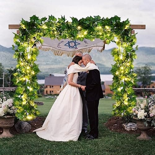 12 Packs Artificial Ivy, 84FT Garland Hanging Plants Fake Vines with 200 LED String Light for Bedroom Wedding Party Garden Wall Room Home Decor thumbnail 8