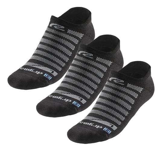 R-Gear Drymax No Show Running Socks For Men and Women, Light Cushion | Breathable, Moisture Control & Anti Blister |3 Pack - Image 1