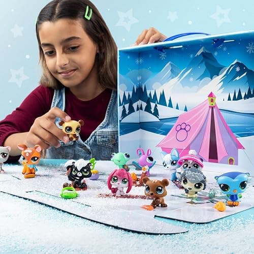Littlest Pet Shop - Cozy Campfire Play Pack - Series 4 - Gen 7 Authentic LPS Bobble Head Toy Figure, Collectible Toy Animal, Ages 4+ thumbnail 6