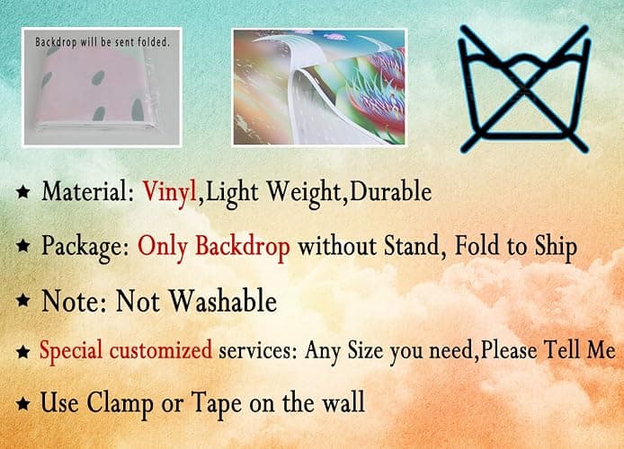 DePhoto Abstract Blue School Photo Backdrop for Pictures Portrait Solid Color Backdrop Graduation Photoshoot Baby Shower Party Banner Decoration Photography Vinyl Photo Background PGT030A 5x7ft thumbnail 6