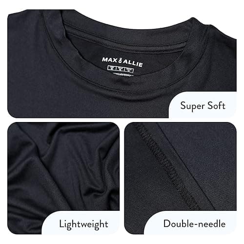 MAX ALLIE Women's Ultra Soft Cropped T Shirt Crew Neck Tees Casual Loose Fit Basic Lightweight thumbnail 6