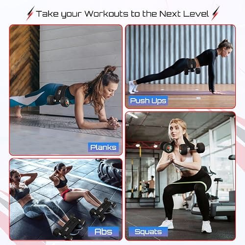 Kexvic Hip Thrust Belt - Booty Belt with Slip-Resistant Padding for Dumbbells, Kettlebells, Plates - Gym, Home & Workouts (Black) thumbnail 5