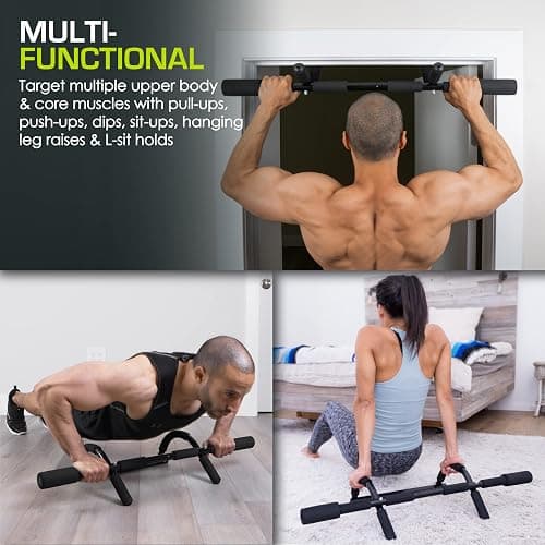 ProsourceFit Pull Up Bar for Multi Use Fitness & Home Gym Exercise thumbnail 6