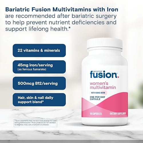 Fusion One Per Day Multivitamin with Iron for Women | with Hair and Nails Vitamin Blend | 90 Count | 3 Month Supply thumbnail 5
